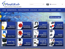 Tablet Screenshot of plastirub.be